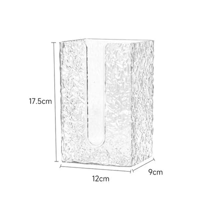 Badezimmer Tissue Box Wall-mounted Paper Case Glacier Style Face Wash Towel Storage Container Sanitary Paper Holder Acrylic Boxes